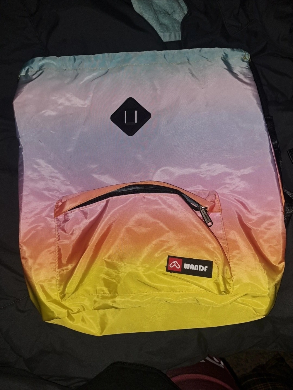 AND Men's Ombre Backpack in Pink Yellow